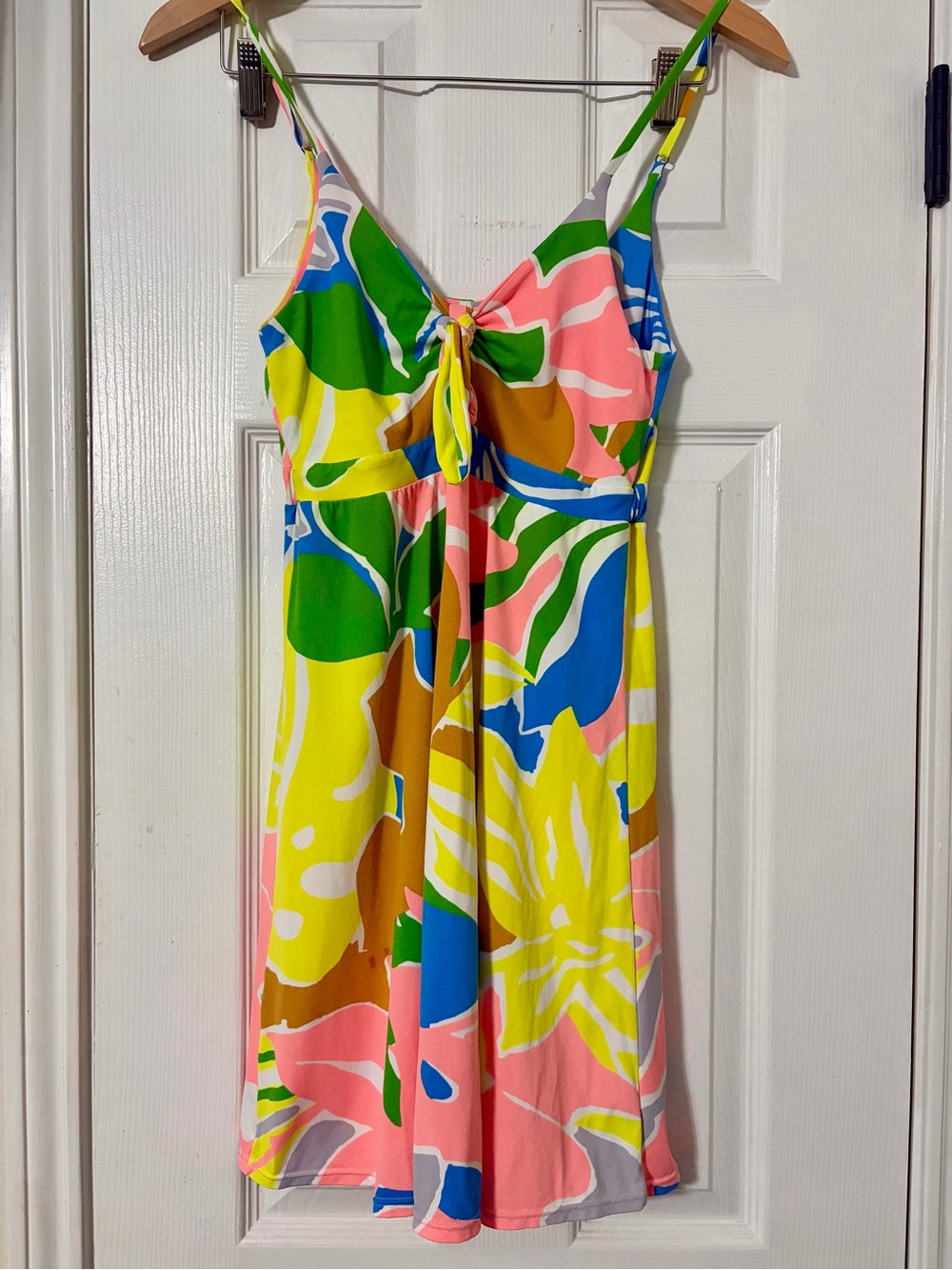 Maaji Girls Size 16 Colorful Abstract Print Swim Cover Up Dress - Picture 2 of 8